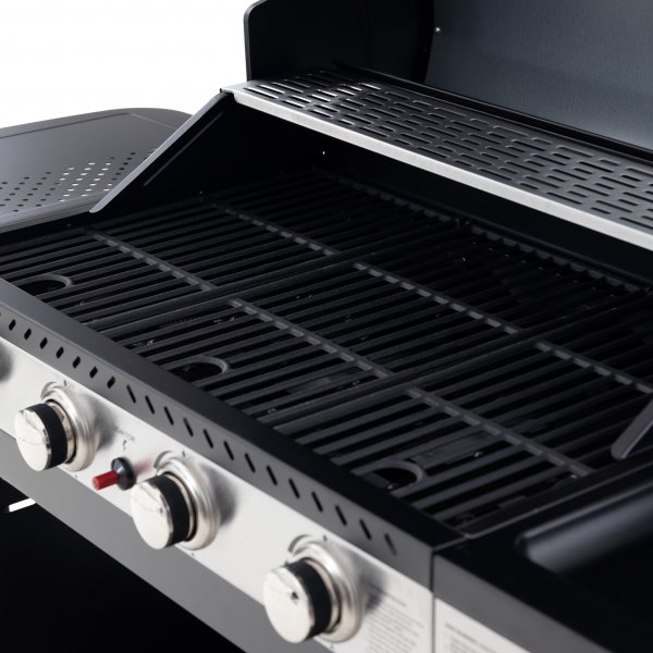 Kaasugrilli 14,5 kW | 4 ruostumatonta poltinta ja 1 sivupoltin | St. Louis