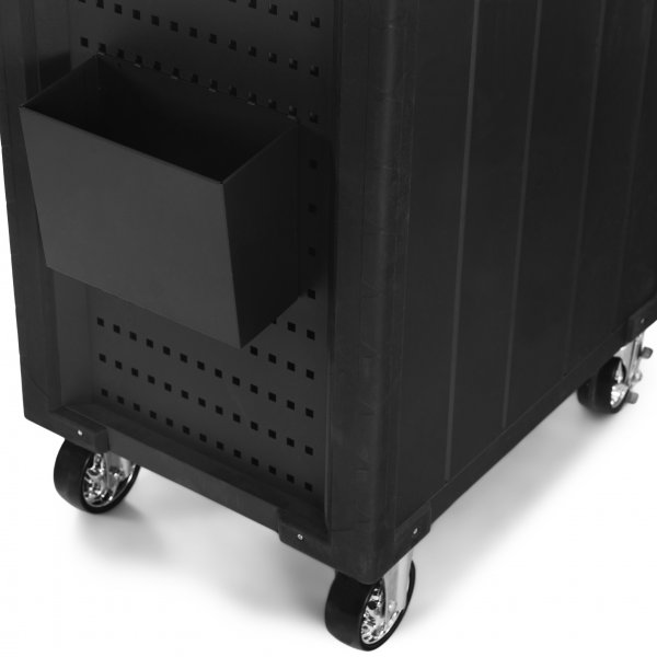 Asentajan vaunu / ty�kaluk�rry, jossa on nelj� laatikkoa ja alakaappi