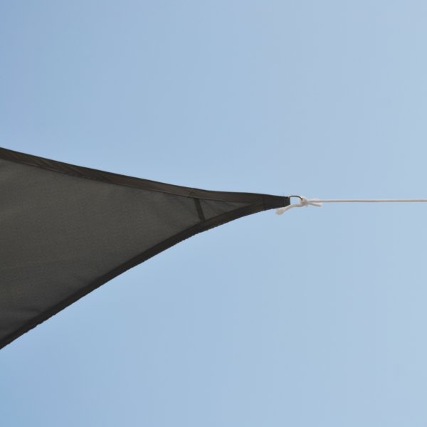 Aurinkopurje 3,6m | Kolmion muotoinen | harmaa Aurinkopurje 3,6m | Kolmion muotoinen | harmaa