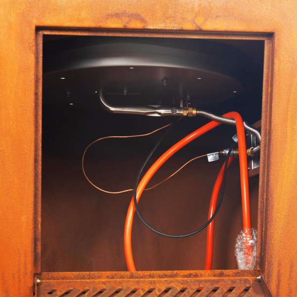 Kaasulämmitteinen takka corten-teräksestä | Ulkokäyttöön | Husum Kaasulämmitteinen takka corten-teräksestä | Ulkokäyttöön | Husum