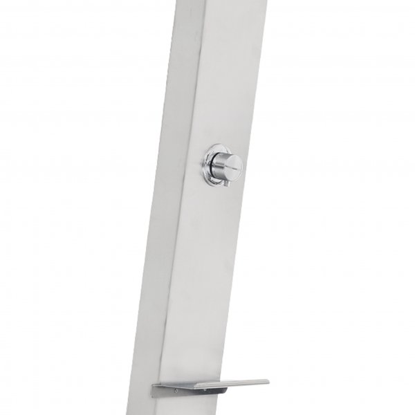 Ulkosuihku yläsuihkulla ja sadesuihkulla | Harjattua ruostumatonta terästä Ulkosuihku yläsuihkulla ja sadesuihkulla | Harjattua ruostumatonta terästä