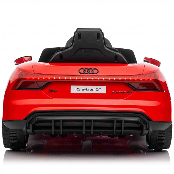 Lasten sähköauto Audi RS e-tron GT | 12V - 2x25W | 7Ah | PUNAINEN Lasten sähköauto Audi RS e-tron GT | 12V - 2x25W | 7Ah | PUNAINEN