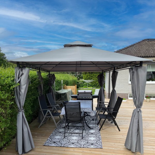 Paviljonki 4x3 m sis. paviljongin seint