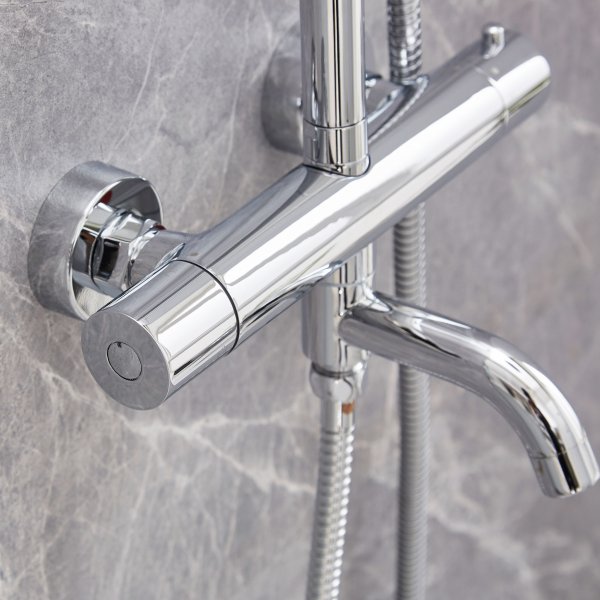 Katto-suihkusetti ammehanalla | Brusa 2.0 - Chrome Katto-suihkusetti ammehanalla | Brusa 2.0 - Chrome