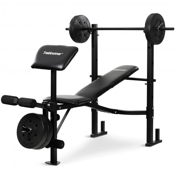 Harjoituspenkki / Barbell setti Viking | Lat Tower, tanko ja painot Harjoituspenkki / Barbell setti Viking | Lat Tower, tanko ja painot