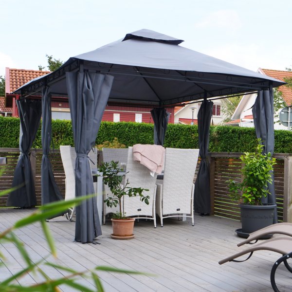 Paviljonki 4x3 m sis. paviljongin seint