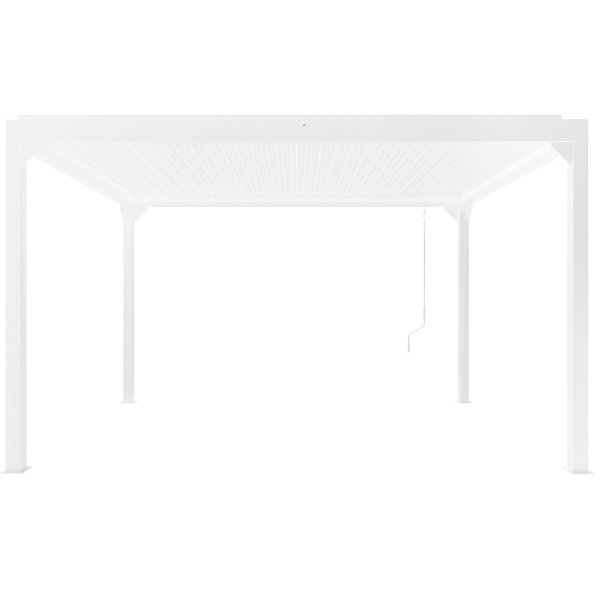 Valkoinen Pergola Premium | Avattavat sleet