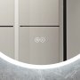 Pyre kylpyhuonepeili 80cm | LED-valaistus ja huurtumisenesto