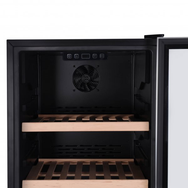 Vapaasti seisova viininjhdytin 102 pulloa | 55cm leve | Hiljainen juoksu