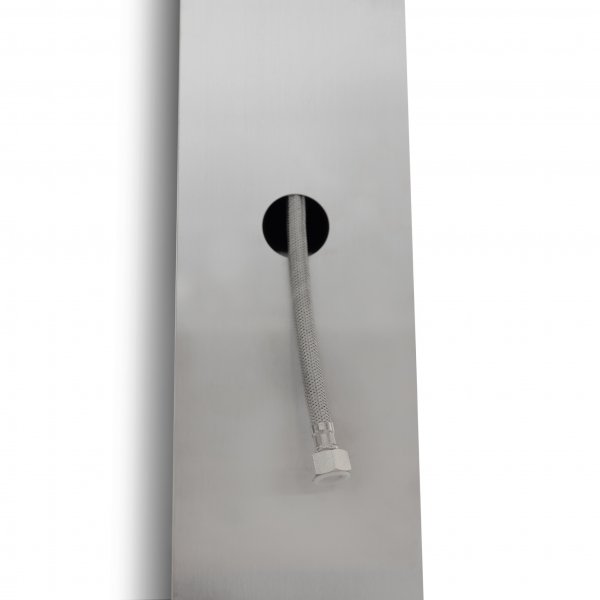 Ulkosuihku yläsuihkulla ja sadesuihkulla | Harjattua ruostumatonta terästä Ulkosuihku yläsuihkulla ja sadesuihkulla | Harjattua ruostumatonta terästä