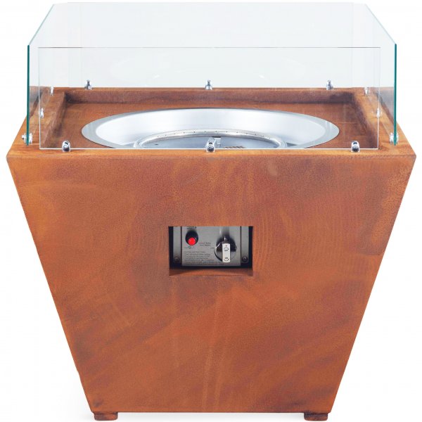 Kaasulämmitteinen takka corten-teräksestä | Ulkokäyttöön | Husum Kaasulämmitteinen takka corten-teräksestä | Ulkokäyttöön | Husum