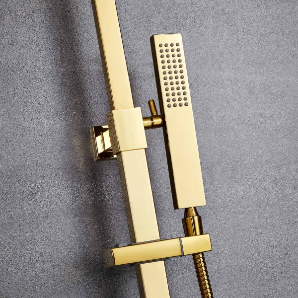 Tydellinen ylsuihkusarja ksisuihkulla | Messinki