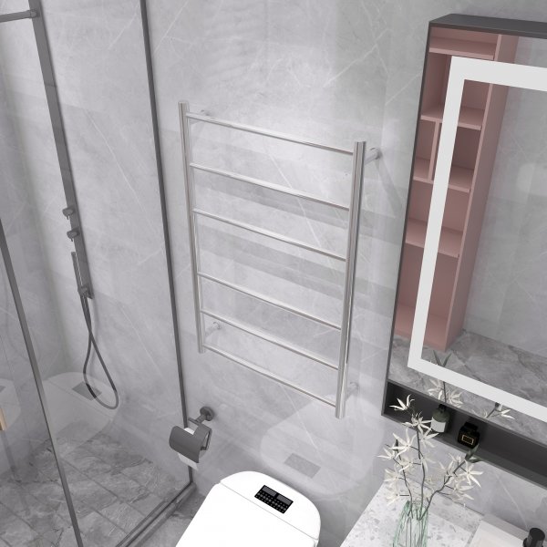 Sähköinen pyyhekuivain 60x90x12cm | Harjattu teräs | OH-007 Sähköinen pyyhekuivain 60x90x12cm | Harjattu teräs | OH-007