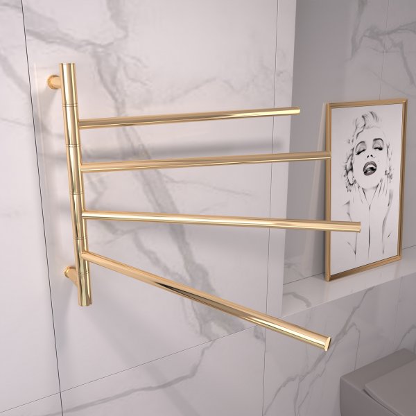 Suuri sähköinen pyyhekuivain 63x55x12,5cm | 9007 | Kulta Suuri sähköinen pyyhekuivain 63x55x12,5cm | 9007 | Kulta