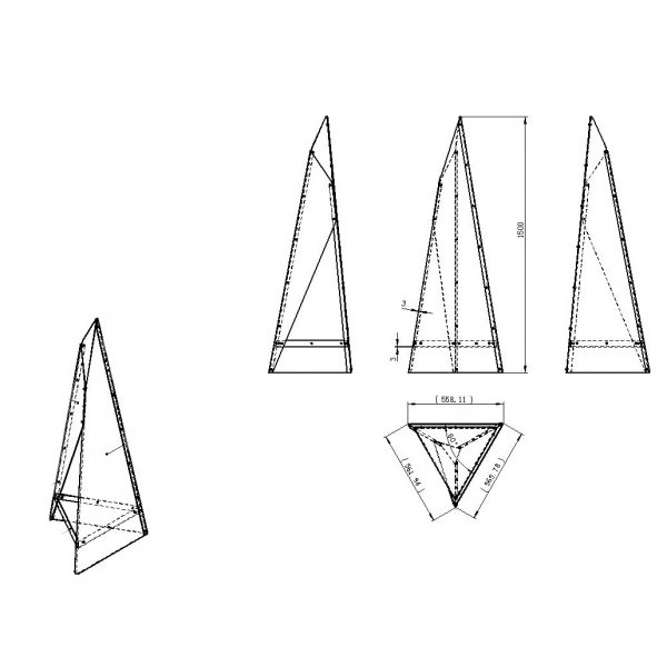 Corten-terästakka | Ulkokäyttöön | Tipi Corten-terästakka | Ulkokäyttöön | Tipi