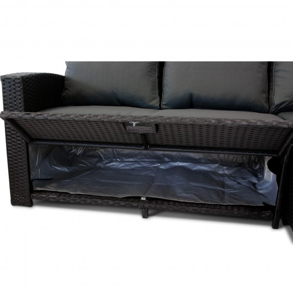 Sohvaryhmä ulkokalusteet | Sisäänrakennettu varastointi | Lyfco Sannäs Sohvaryhmä ulkokalusteet | Sisäänrakennettu varastointi | Lyfco Sannäs