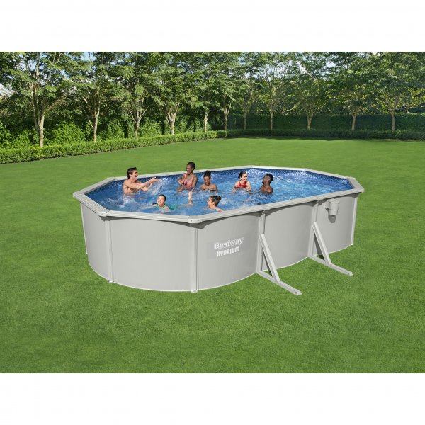 Bestway terässeinäallas 6,1x3,6m - 1,2m syvä | Hydrium Oval (56369) Bestway terässeinäallas 6,1x3,6m - 1,2m syvä | Hydrium Oval (56369)