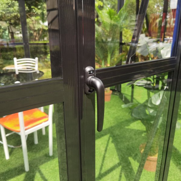 Orangery ja huvimaja 12,6m | Kuusikulmainen kasvihuone | 4mm turvalasi