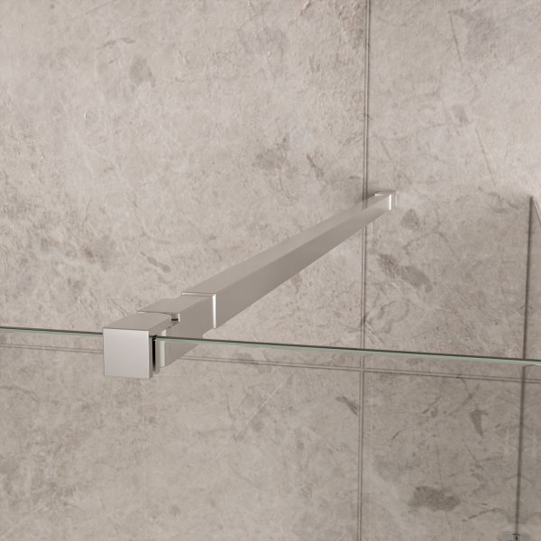 Suihkunurkka/suihkuseint 80x80x210cm | Kirkas lasi kromiyksityiskohdilla | Avery