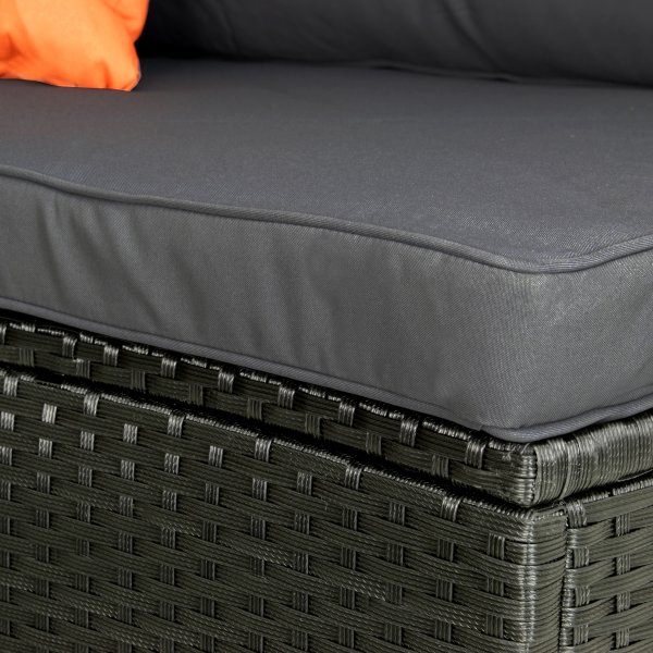 Suuri pyre lounge-ryhm | Sisnrakennettu tyynyn silytystila | 6 paikkaa