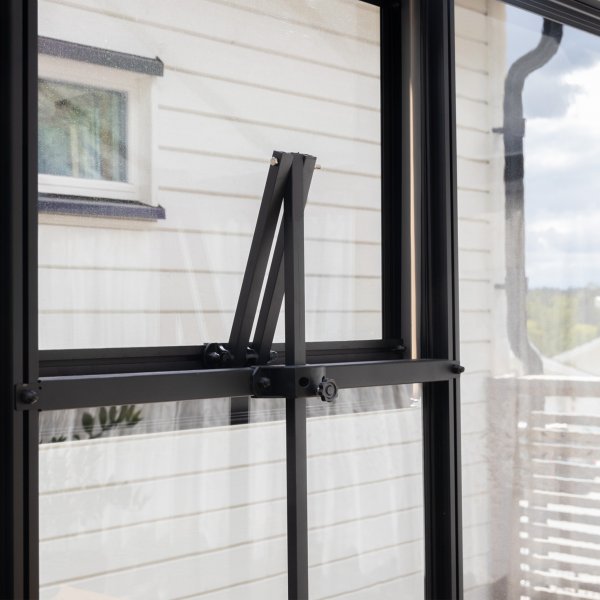 Oranssi ja viherhuone 19,2m² | Neliönmuotoinen premium-kasvihuone Oranssi ja viherhuone 19,2m² | Neliönmuotoinen premium-kasvihuone