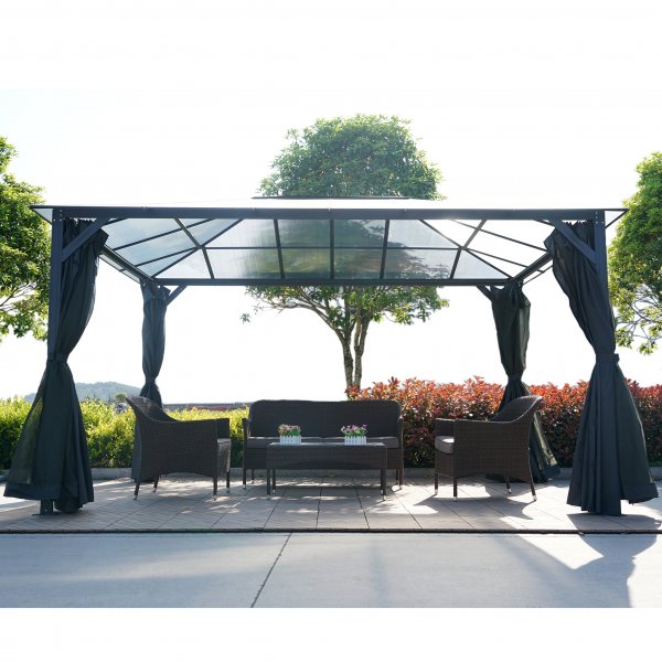 Paviljonki premium 4x3m | Katto kanavamuovia