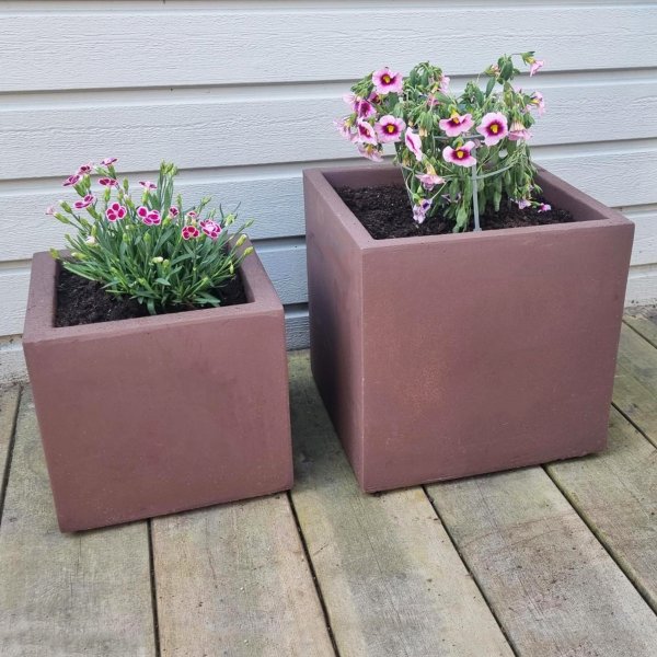 Kuituvahvisteiset ulkoruukut - Tummanruskea - 2 kpl Kuituvahvisteiset ulkoruukut - Tummanruskea - 2 kpl