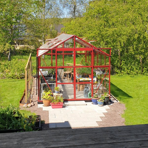 Lasikasvihuone 11,1m | 4mm turvalasi | 5 vuoden myrskytakuu