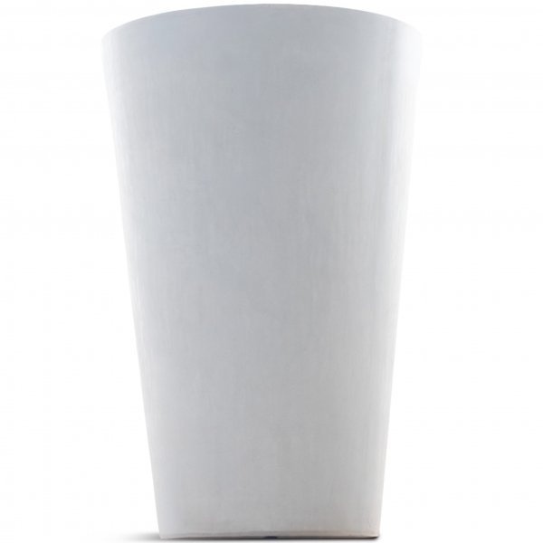 Kuituvahvistettu ulkoruukku - Korkea pyre malli - Vaaleanharmaa