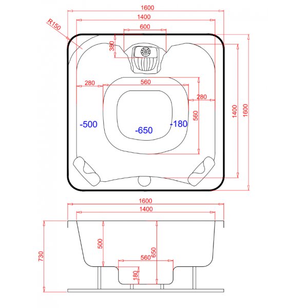 Hot tub Foibe - 4 henkil�� | Balboa VL260 | Lyfco