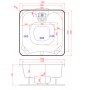 Hot tub Foibe - 4 henkil | Balboa VL260 | Lyfco