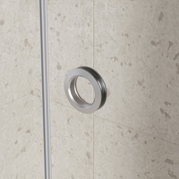 Suihkunurkka/suihkuseint 80x80x210cm | Kirkas lasi kromiyksityiskohdilla | Avery