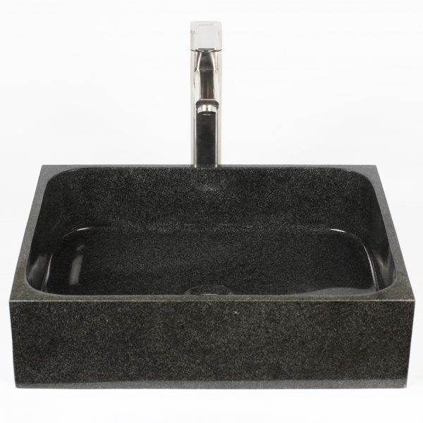 Pesuallas 45x35cm | Musta luonnonkivi | Ainutlaatuiset vaihdot Pesuallas 45x35cm | Musta luonnonkivi | Ainutlaatuiset vaihdot