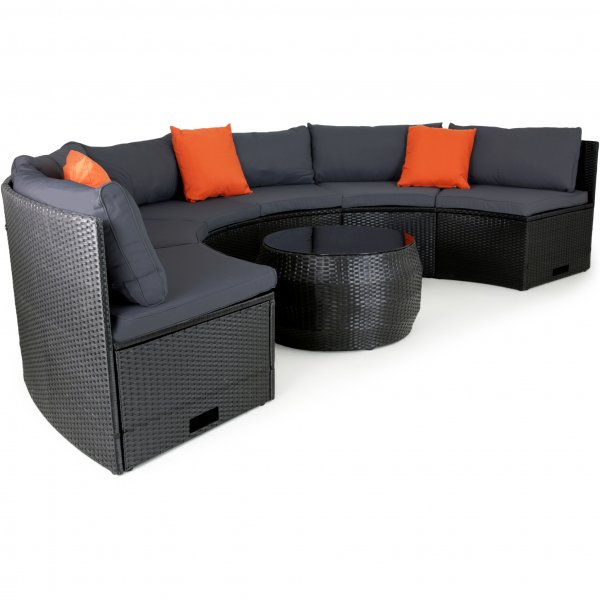 Suuri pyre lounge-ryhm | Sisnrakennettu tyynyn silytystila | 6 paikkaa