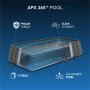 Bestway-allas maan pll 9,6 x 4,9 m - 132 cm syv | Power Steel (56623)