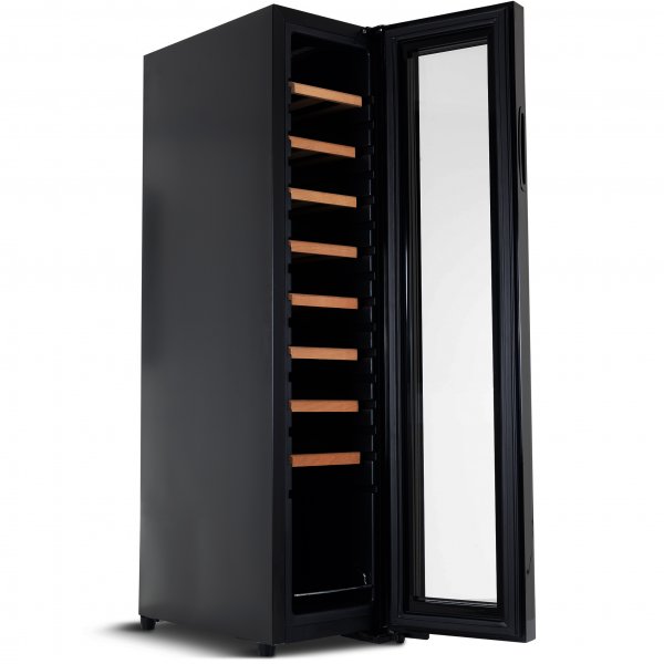 Viininj��hdytin 18 pulloa | Eritt�in hiljainen | LED-valaistus | 25cm kapea