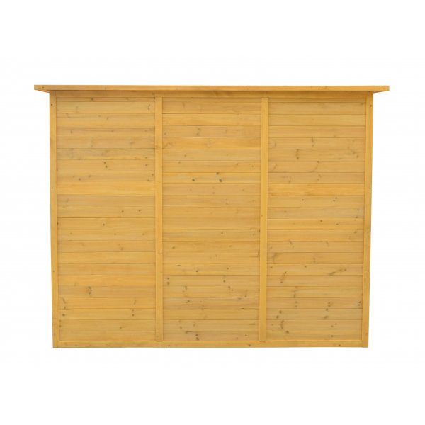 Puutarhavaja | 200x200x151,5 cm | Kaksiosainen Ovi | Luonnollinen Puuviimeistely Puutarhavaja | 200x200x151,5 cm | Kaksiosainen Ovi | Luonnollinen Puuviimeistely