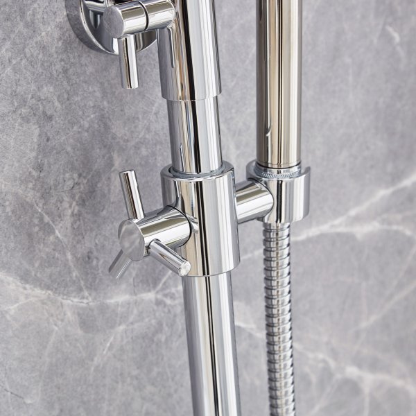 Katto-suihkusetti ammehanalla | Brusa 2.0 - Chrome Katto-suihkusetti ammehanalla | Brusa 2.0 - Chrome