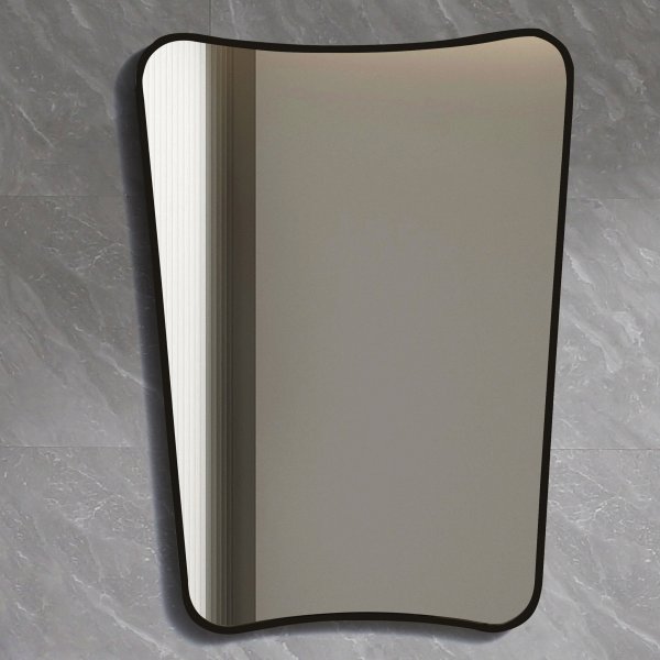 Peili pyristetyill muodoilla - TIFFANY BLACK