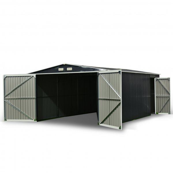 Peltiautotalli 23m | Pariovi | Tydellinen sarja | Premium