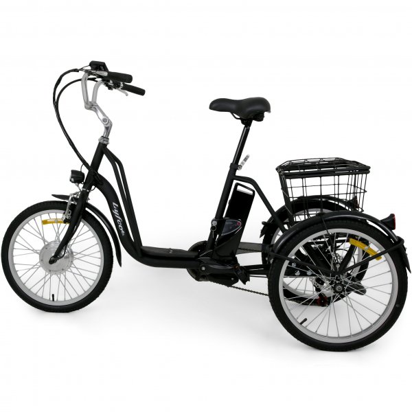 Sähkökäyttöinen kolmipyörä | 6 vaihdetta Shimano | 250W - 10,4Ah | Lyfco Sähkökäyttöinen kolmipyörä | 6 vaihdetta Shimano | 250W - 10,4Ah | Lyfco