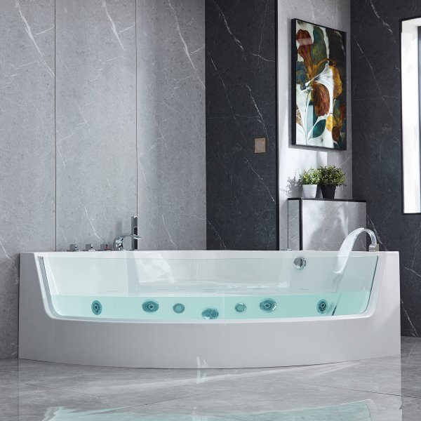 Whirlpool kulmakylpy huoltolmmityksell | 150x150cm | BK-058