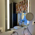 Asiakaskuva Kylpyhuoneen peili 60x70cm | LED-valo sivuilla & huurtumisenesto | Suorakulmainen
