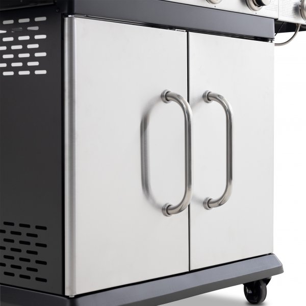 Kaasugrilli 14,5 kW | 4 ruostumatonta poltinta ja 1 sivupoltin | St. Louis