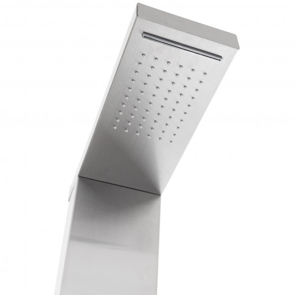 Ulkosuihku yläsuihkulla ja sadesuihkulla | Harjattua ruostumatonta terästä Ulkosuihku yläsuihkulla ja sadesuihkulla | Harjattua ruostumatonta terästä