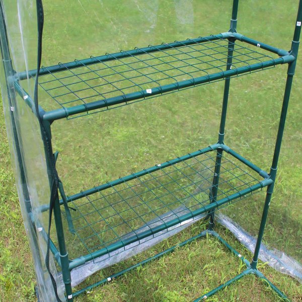 Pieni muovinen kasvihuone 1m� | Ter�srunko PVC-pinnoitteella