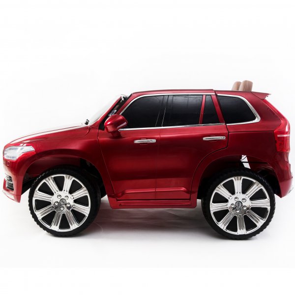 Lasten shkauto Volvo XC90 | Premium | 12V - 2x35W | Lakattu punainen