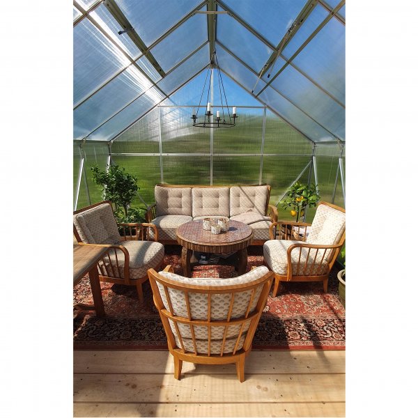 Kasvihuone 18m Premium | Erittin korkea viljelykorkeus | 6mm kanava muovia