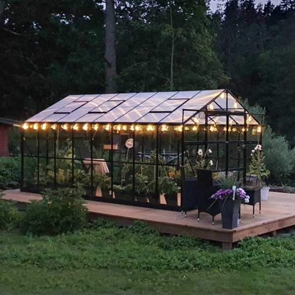 Kasvihuone 12,7m² | 5 vuoden myrskytakuu | 4mm turvalasi Kasvihuone 12,7m² | 5 vuoden myrskytakuu | 4mm turvalasi