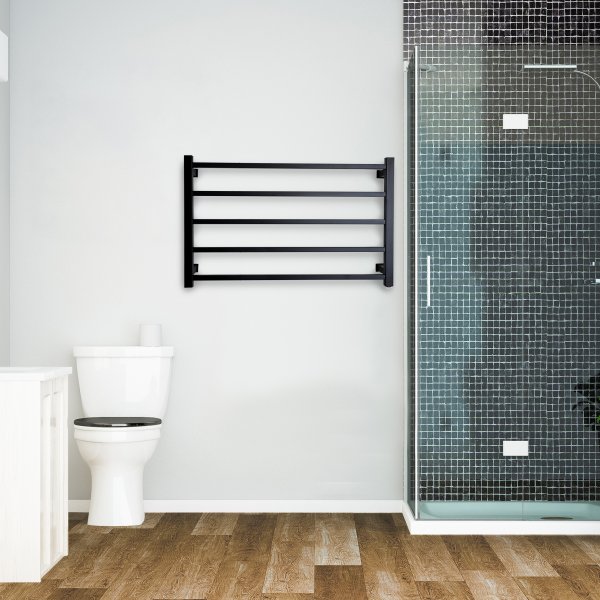 Shkinen pyyhekuivain 80x51x12cm | SC01 | Musta